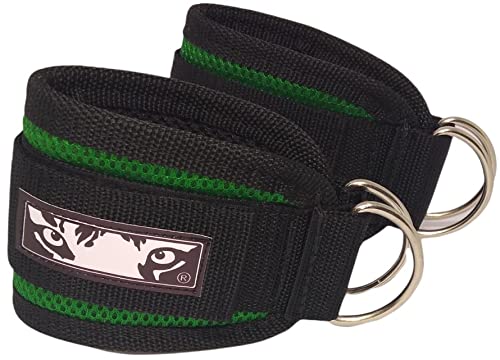 Tornozeleira Puxador Cross Over Glúteo, Pernas e Coxas - Verde Spacer - Par - Pentágono Brasil