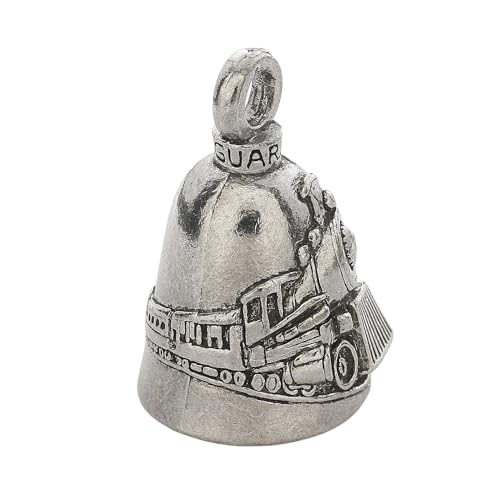 Image of Guardian Bell Good Luck Bell w /Keyring & Black Velvet Bag | Motorcycle Bell | Lead-Free Pewter | Made in USA