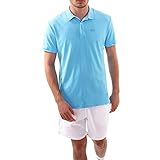 Sportkind Jungen & Herren Tennis, Golf, Segeln, Funktions Poloshirt Kurzarm, UV-Schutz, atmungsaktiv, hellblau, Gr. L