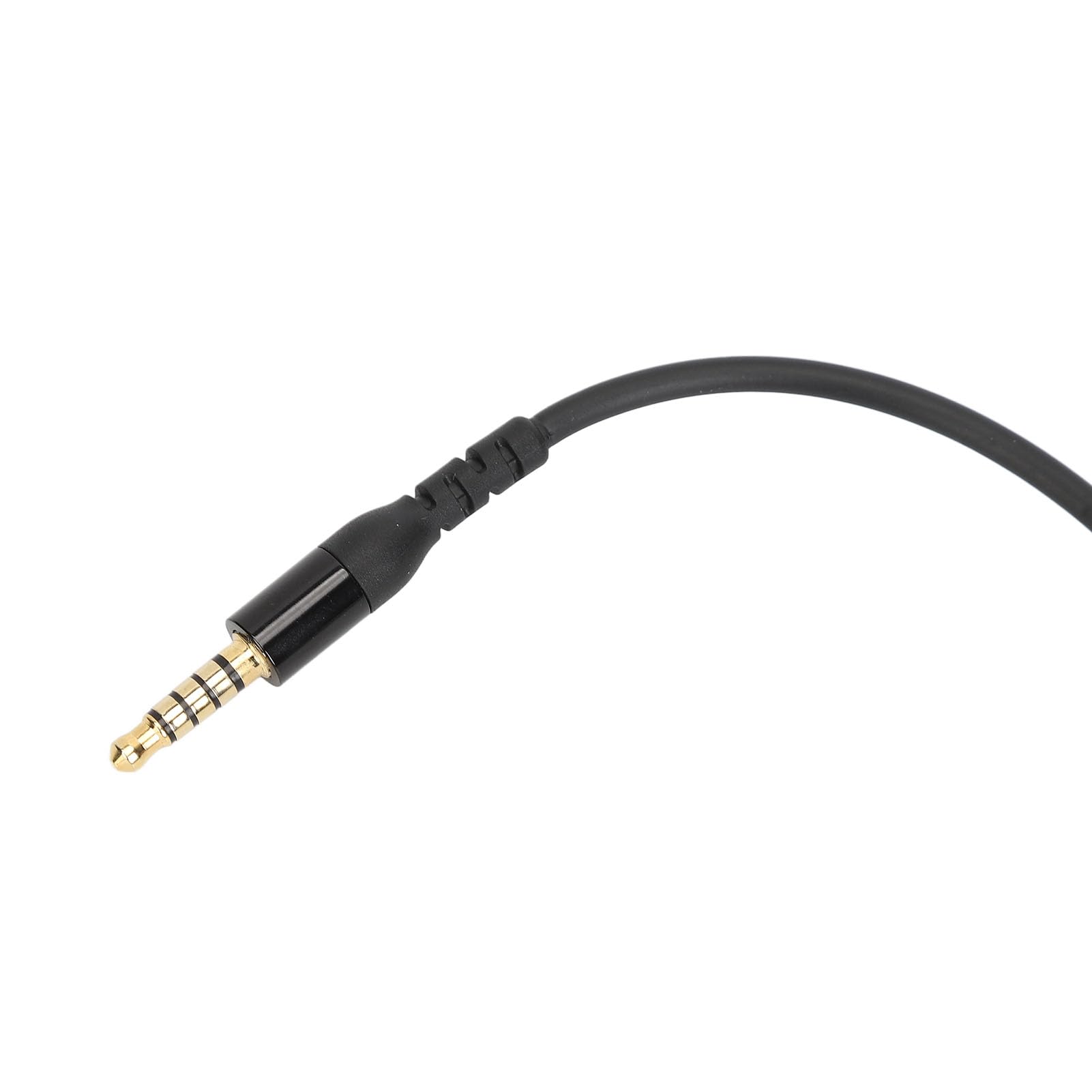 Fockety Zamienny kabel audio, 3,5 mm, 5-biegunowy, zamienny kabel kompatybilny z Nova 7 / Nova Pro, zestaw słuchawkowy do gier, kąt 135 stopni, 2 m (czarny)