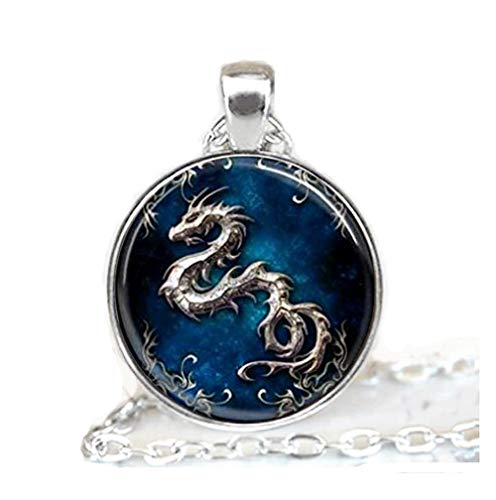 Dragon Charm Pendant, Dragon Necklace Pendant, Dragon Photo Necklace Charm