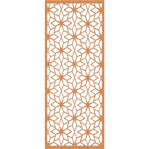 Image of Lake Decorative Pierced Fretwork Wood Wall Panels, 23 3 /8 inchW x 59 3 /8 inchH x 1 /4 inchT, Cherry