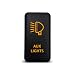 CH4X4 Push Switch for Toyota - Auxiliary Lights Symbol - Amber LED