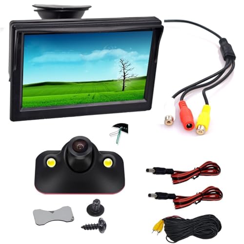 Caméra de recul et moniteur LCD TFT 5 pouces pour voiture