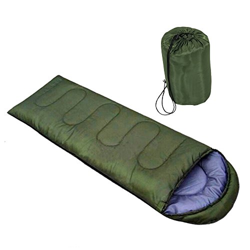 Lightweight Portable Waterproof Double Or Single Envelope Mummy Sleeping Bag Compression Sack For Backpacking Travel Hiking Camping 3-4 Season Cold Weather By Hi Suyi #TOP21