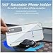 Car Anti Slip Mat, Multi-Functional Support Anti-Slip Pad with 360° Rotatable Phone Holder, Temporary Parking Number Display, Dashboard Organizer for Phone Sunglasses Keys