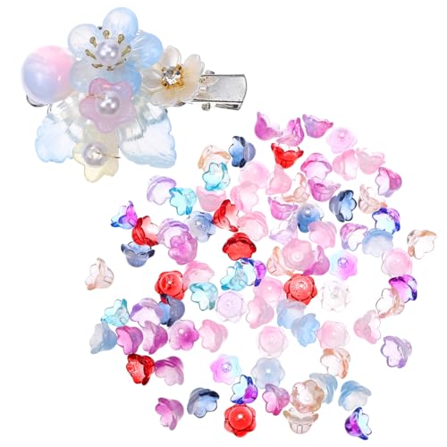 Uonlytech 100 Cuentas Espaciadoras De Lirio De Los Valles Glaseadas Para Joyería Abalorios Redondos Espaciadores Suaves Pastel Abalorios Sueltos Con Número Para Hacer Tú Mismo Para