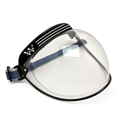 Image of WAZA Bubble Face Shield helmet Visor Industrial Safety Coverage Full Face Protector Multipurpose Eye UV-Protective Clear Visibility for men women (White-Transparent, 1)