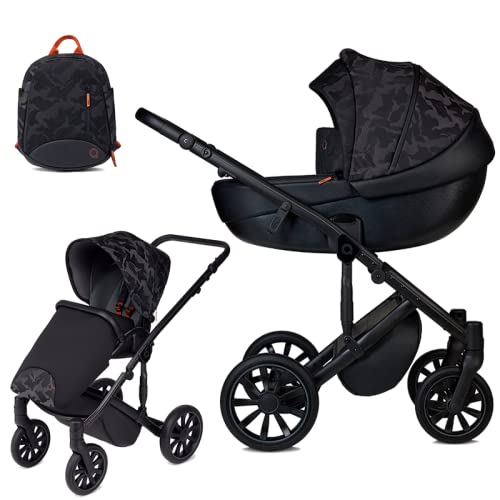 AnexStroller 2 in 1 M/Type Luxury Stroller (Hide)
