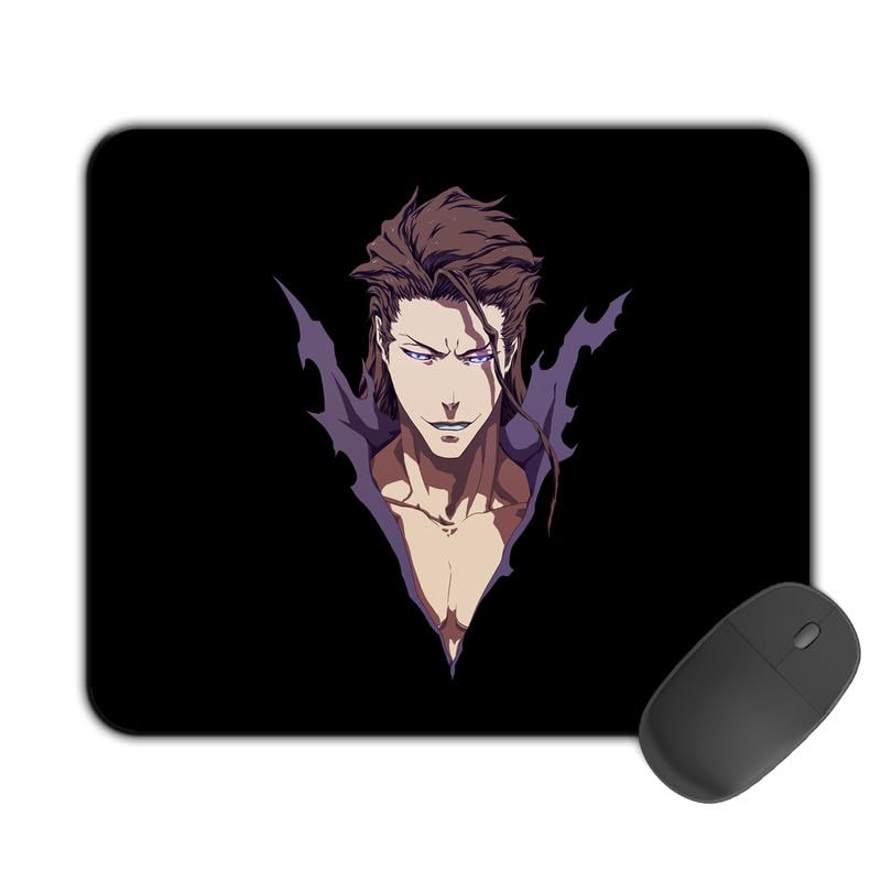 Image of Printed Designer Mouse Pad Badass Aizen (200MM X 240 X 3MM) Enhance Gaming and Work Performance Comfortable and Precise Non-Slip Water Proof Bleach Mouse Pad.