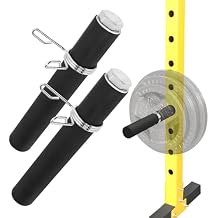 Weight Plate Holder Power Rack1Pair Olympic Plate Storage for Squat Rack Attachment- 2inch Plates Holder for Power Cage Rack