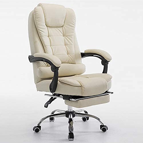 Chaise pivotante en cuir PU réglable pour corriger la posture au bureau