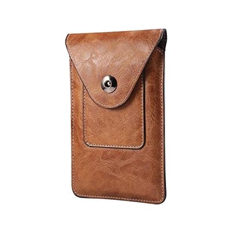 Handy Gürteltaschen Leder Herren Braun Cover