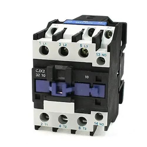 380V �R�C�� 50A DIN ���[�� 3P 3�� 1NO 1NC 220VAC �R���^�N�^ CJX2-32 1��