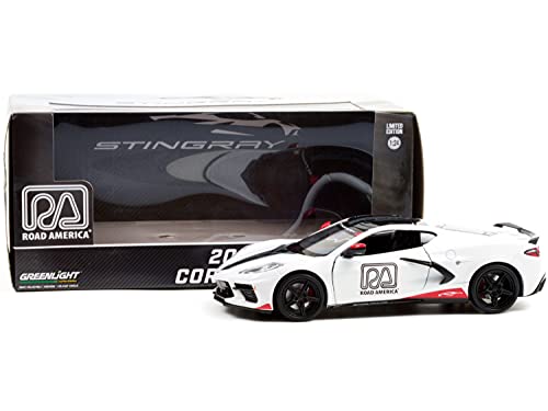 Modelo Chevrolet Corvette C8 Stingray 1/24 Blanco