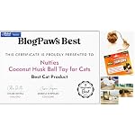 Nutties for Cats - Natural Coconut Fiber Ball Toy and Magic Toothbrush (with Catnip and Silvervine Inside) - Image 3