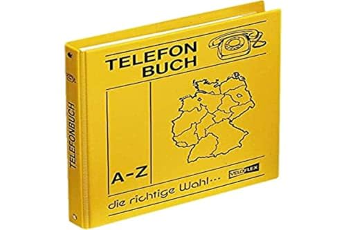 Annuaire téléphonique A5 avec index alphabétique papier