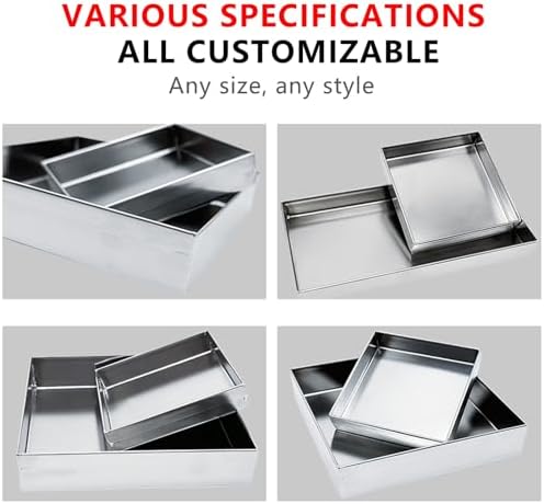 Stainless Steel Dog Crate Replacement Tray - Leak-Proof, Welded Design, Chew Resistant, 39x24 in (100x60 cm) - Perfect for Pet Care & Easy Cleaning