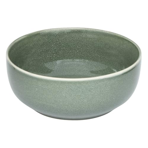 Atmosphera - Saladier terre inconnue vert kaki d21,5xp9cm