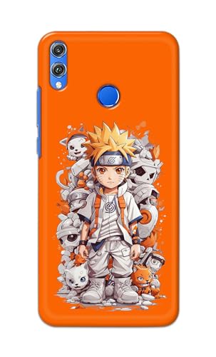 Image of PRINTFIDAA Printed Hard Back Cover Case for Honor 8X Back Cover (Famous Anime Cartoon Character) -112