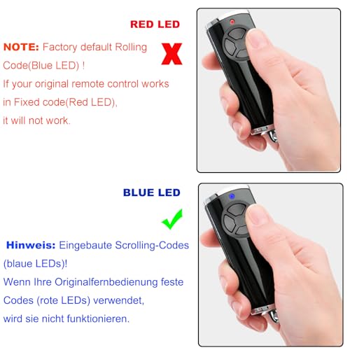 Télécommande de rechange Hormann pour remplacer votre bip HS4-868-BS perdu - 5