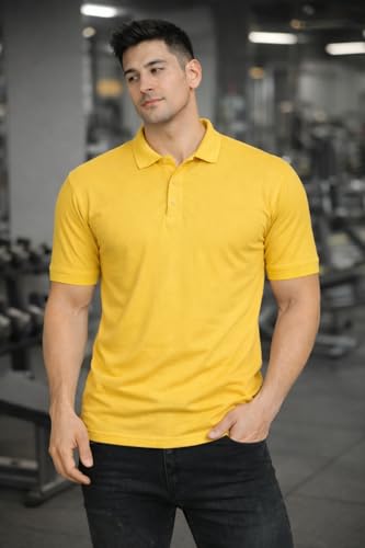Image of Men Regular fit Polo Neck T Shirt||Casual Wear ||Half Sleeve Tshirt for Men