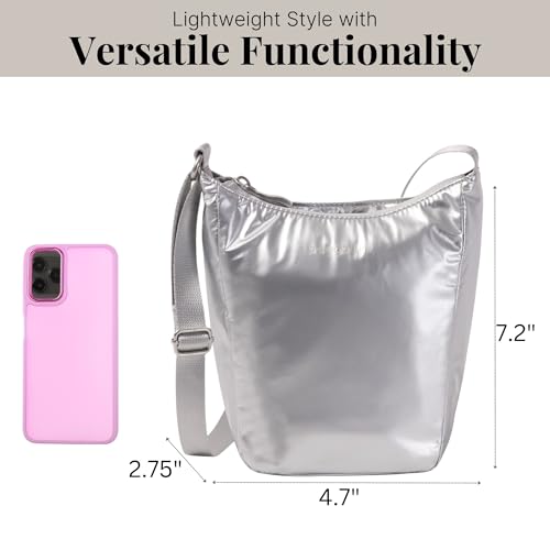Image of Baggallini Swift Mini Crossbody Bag for Women - 4.5x7 Small Travel Purse with Crossbody Strap and RFID