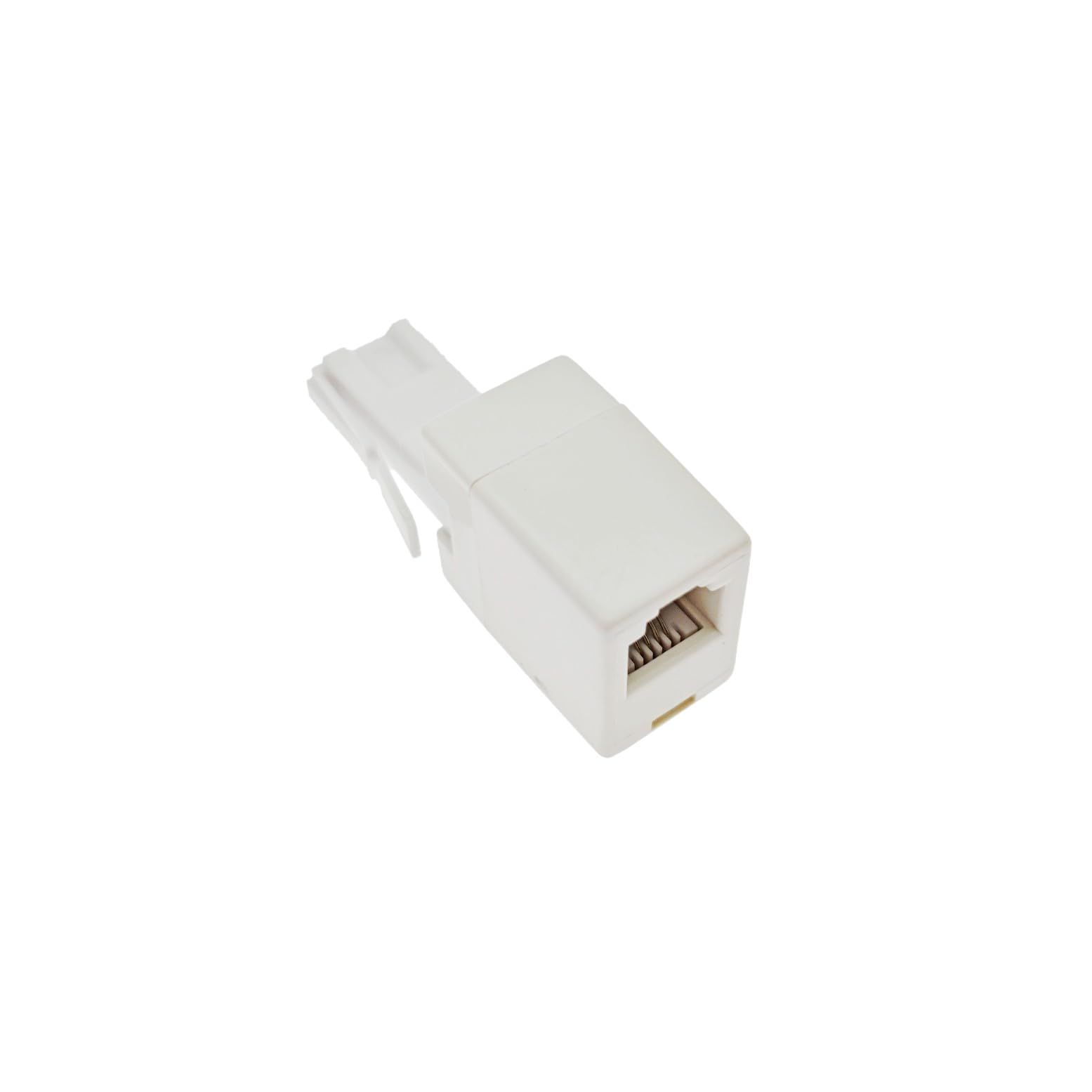 JZK Adaptateur de câble téléphonique RJ11, prise BT 6P4C femelle vers prise mâle, répartiteur téléphonique, câble fixe, convertisseur de port universel, connecteur d'extension, coupleur téléphonique
