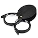 TRIXES 2 in 1 Pocket Magnifying Glass 10x 5X Optical Jewellers Lens