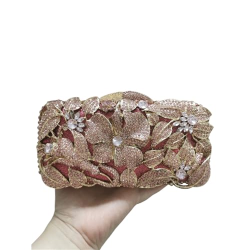 Pochette en cristal et sac minaudière floral pour briller au dîner de fête