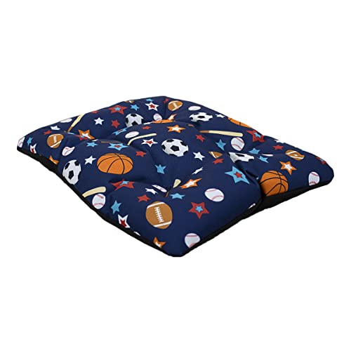 Camas para Perro, Pet Products Soft Wear Cama para Mascota, Tapete de Lona Resistente al Agua, 100% Polietileno, Tela Removible Lavable. (Mediano, Azul)