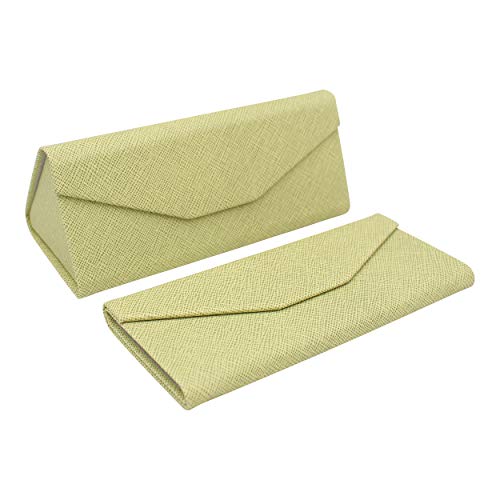 Image of Real Sic Glasses Case for Men and Women - Magnetic Folding Hard Shell Sunglass Holder - Inspired by Solid Color