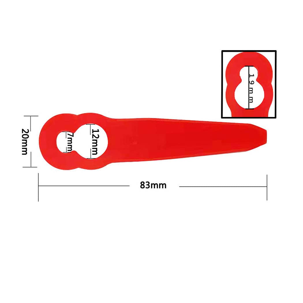 Odashen Lot De 100 Lames De Rechange En Plastique Pour Coupe