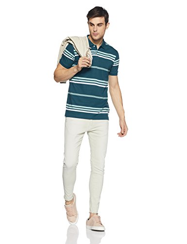 Image of Get In Men's Striped Regular Fit Polo