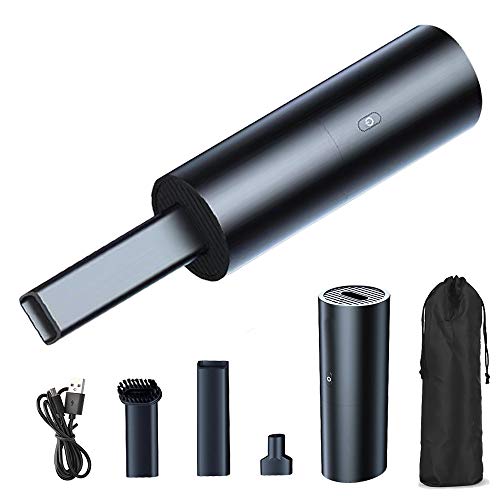 Computer Vacuum and Blower Cleaner 2-in-1, Mini Handheld Vacuum Cleaner USB Rechargeable Cordless