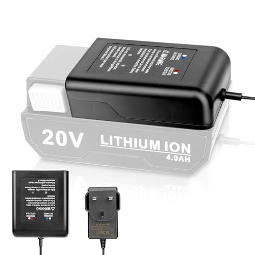 REACELL Charger for Vax ONE PWR Battery 18-20V Fast Charger-Black Compatible with BV15030 BV25030 BV25040 BH15260PC Battery