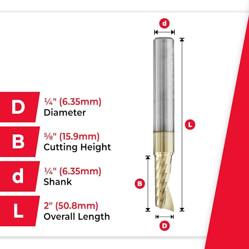 Amana Tool CNC Solid Carbide O-Flute Router Bit