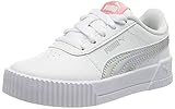 PUMA 380896 01 CARINA RAINBOW PS SNEAKERS PLATFORM DA BAMBINA WHITESILVER