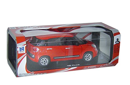 Newray 71274 – Fiat 500L, Escala 1:24, Die Cast, Rojo
