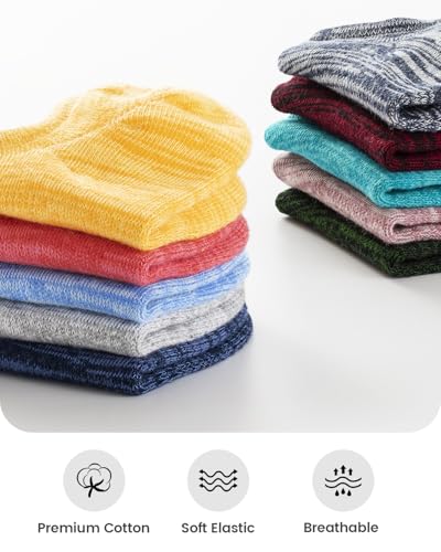 Image of IDEGG No Show Socks Women 10 Pairs Low Cut Anti-Slid Novelty Athletic Casual Invisible Liner Socks