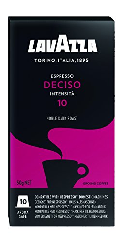 Image of Lavazza Espresso Deciso, 10 Capsules for Nespresso Machines (Pack of 5)