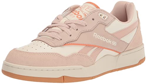 Reebok Women's BB 4000 II Basketball Shoe, White/Soft Ecru/Coral Court, 10