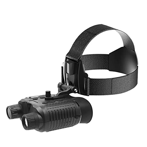 NV8000 ヘルメット 3D ナイト ビジョン ゴーグル IR 1080p HD 赤外線 NV 双眼鏡 裸眼 デジタル 3D ヘルメット 接眼レンズ ヘッド マウント 暗闇 キャンプ用(NV8160)