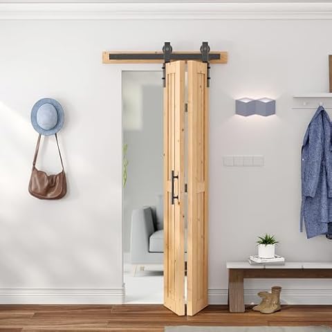 SANKEYTEW 213CM Folding Sliding Door Kit Cover