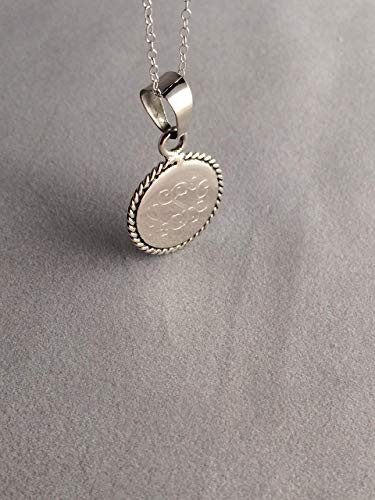 The Personal Exchange Nautical Rope Monogram Necklace thumb #3