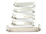 GIMA 26877 Edelstahl Roux Retraktoren Set