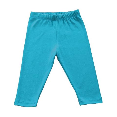 Monag Infant Baby Rib Leggings, Turquoise, 3-6m Cover