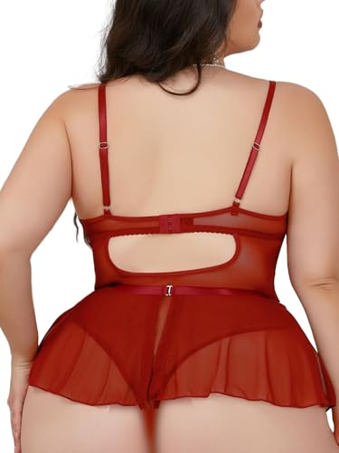 Image of Lace Garter Lingerie Set Underwire Push Up Lingerie Set Stockings