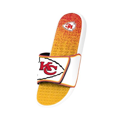 Image of FOCO mens Nfl Primary Team Logo Gradient Gel Slide Sandals