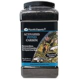 Aquatic Experts Activated Koi Pond Filter Carbon Charcoal - Remove Odors and Discoloration with 56 Ounce Bulk Container for Outdoor Water Gardens USA